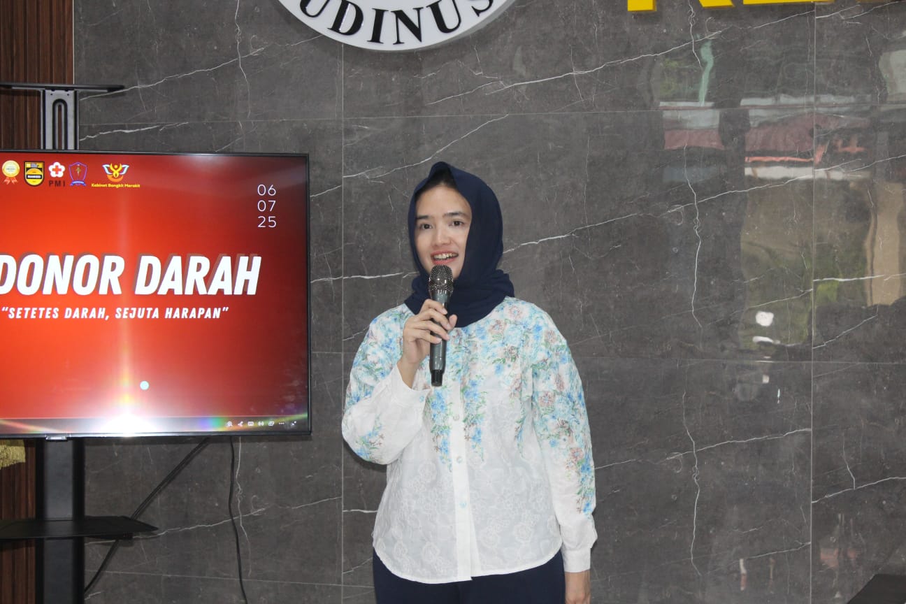 Sambutan dari perwakilan PMI / dr. Okty